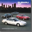 1987年発行 SUBARU1987 北米向けカタログ